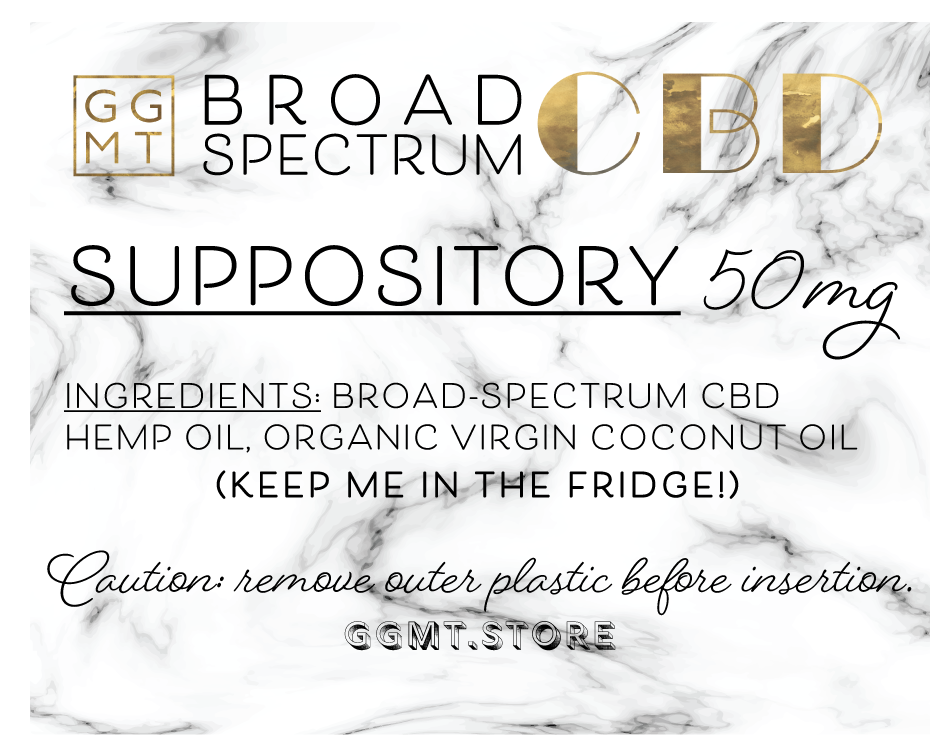 Broad Spectrum Suppository - GG MT CBD