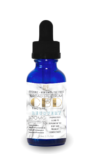 Broad Spectrum Recovery Blend Tincture - GG MT CBD